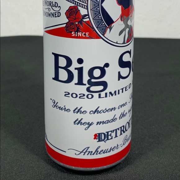 Big Sean 2020 Limited Edition Detroit 2 x Budweiser Empty Can w/ Poster - Picture 5 of 11